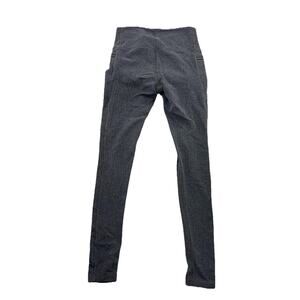 Athleta Small Women Sly Drifter Leggings Gray Herringbone 27" Inseam 49-3